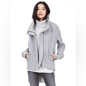 Banana Republic Jacket Size M Fall Winter Cozy Grey